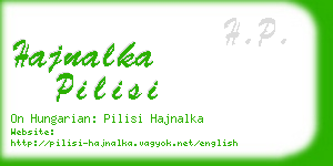 hajnalka pilisi business card